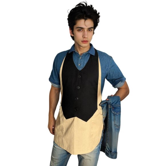 Designer Vest Apron – Stylish, Functional, and Easy Care - Picture 1 of 3
